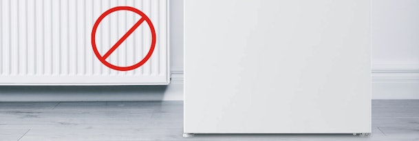 Plaatsing energie zuinige vriezer.