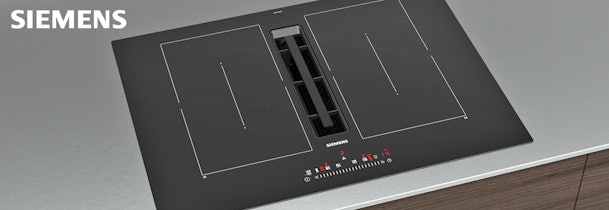 Inductie kookplaat met afzuiging van Siemens