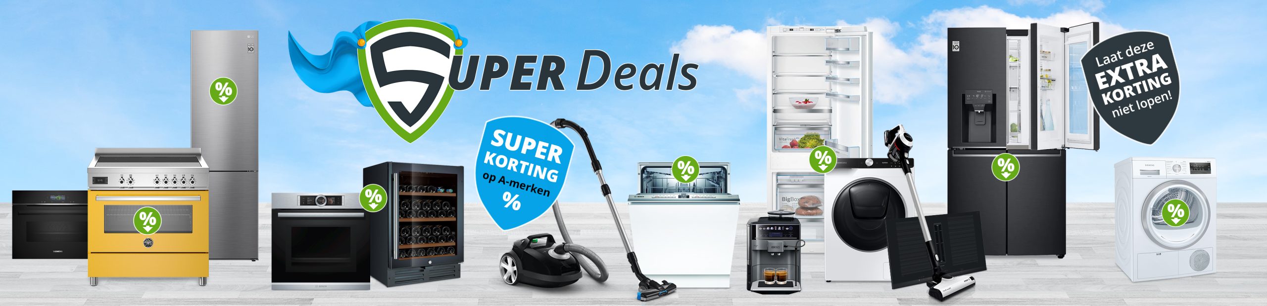 Super Deals met extra korting op héél veel apparatuur.