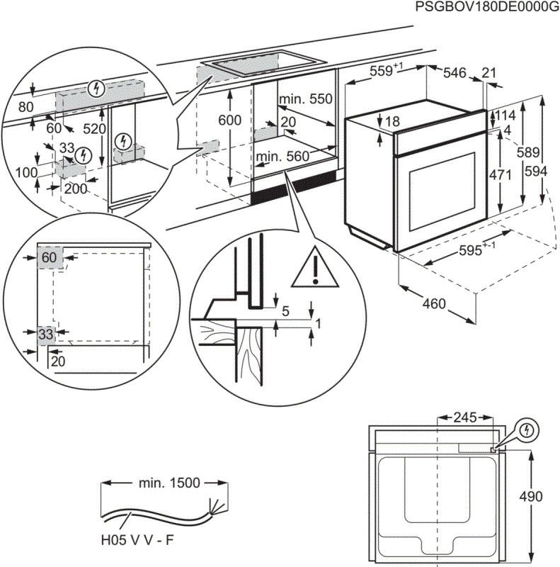 AEG BPK948330T inbouw oven afbeelding 5