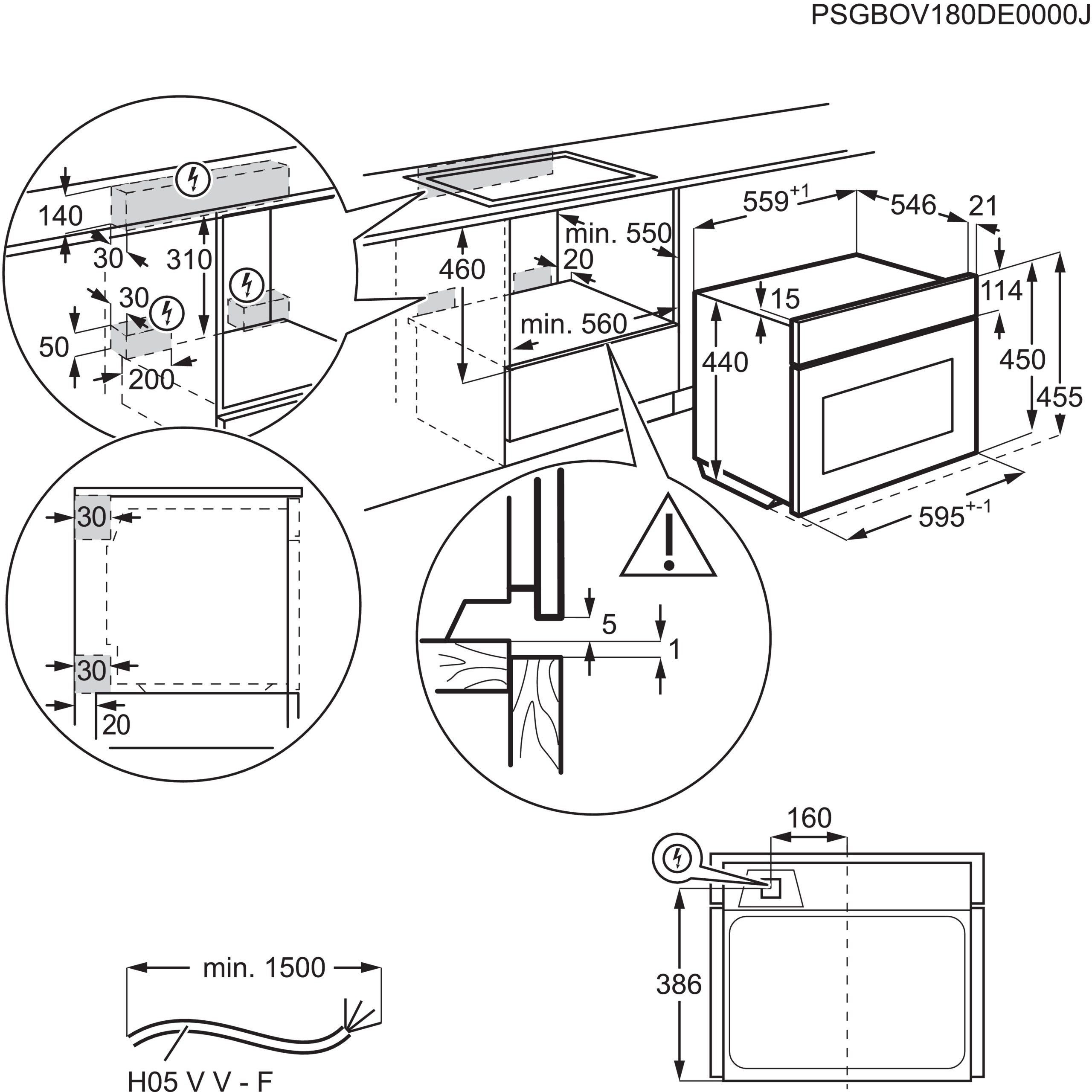 AEG CMK56506MM inbouw magnetron afbeelding 5