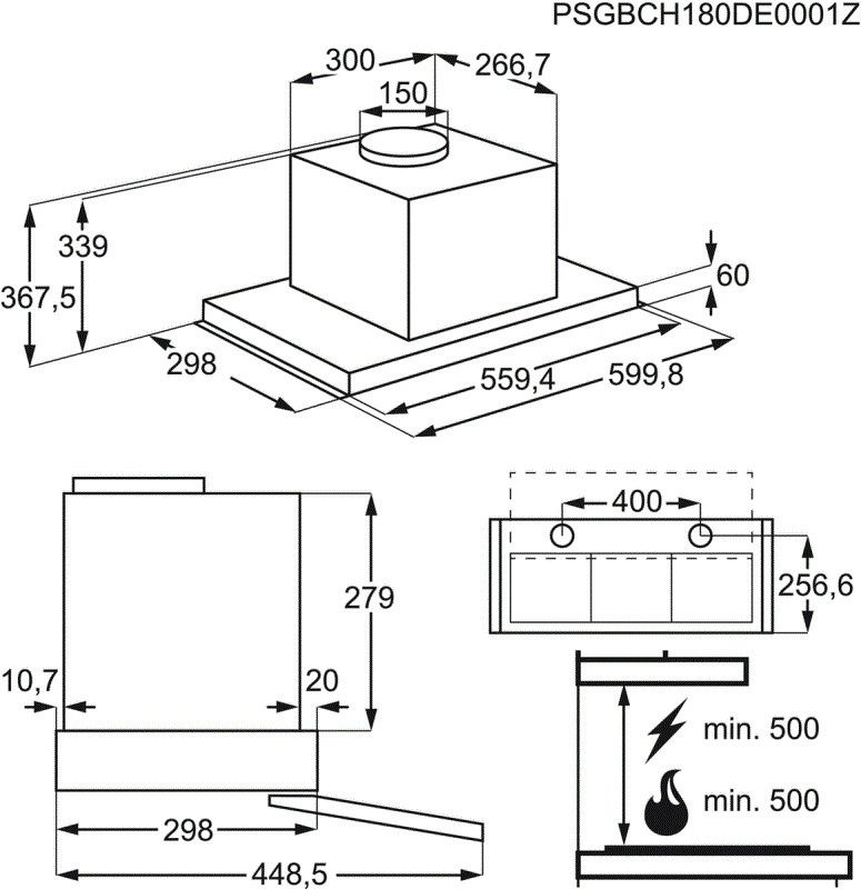 DPE4641M van AEG afbeelding 6
