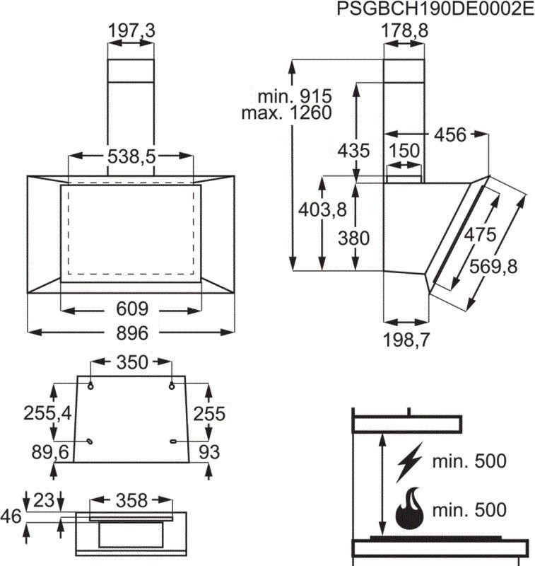 AEG DVK6981HB  afzuigkap afbeelding 5