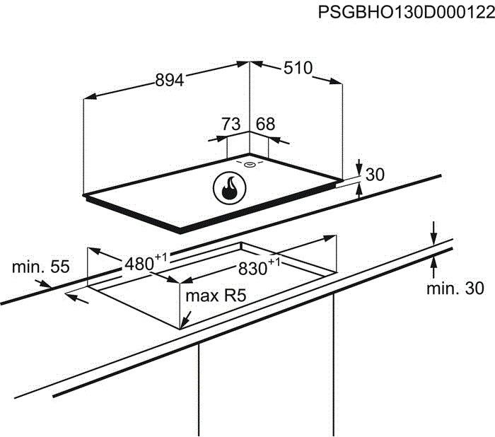 AEG kookplaat HD955100NB afbeelding 3