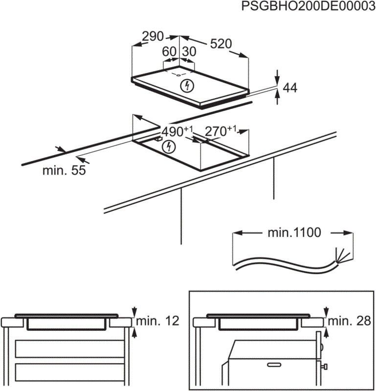 AEG kookplaat inbouw IKB32300CB afbeelding 4