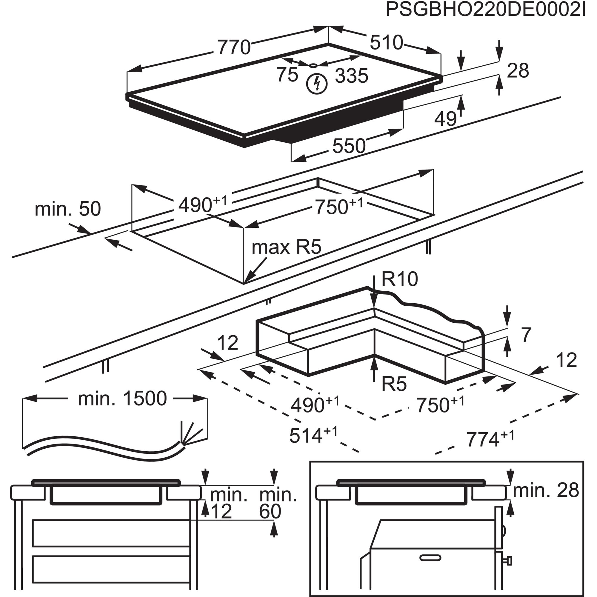 AEG IKE84445IB inbouw kookplaat afbeelding 5