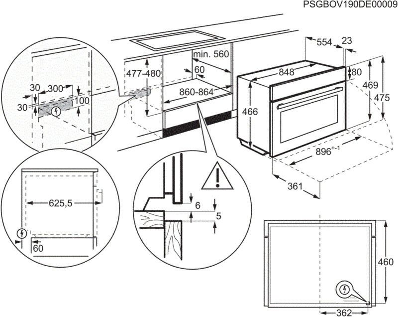 AEG KEK452920M inbouw oven afbeelding 5