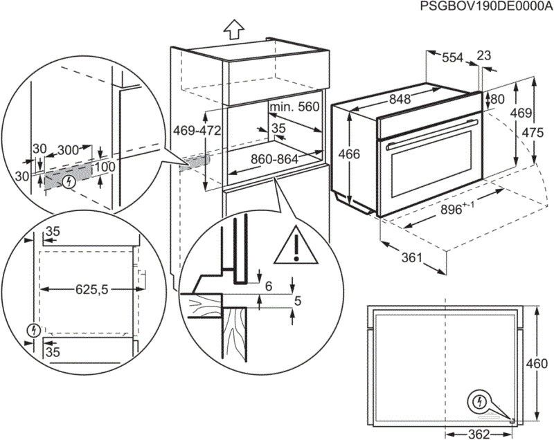 AEG oven inbouw KEK452920M afbeelding 4