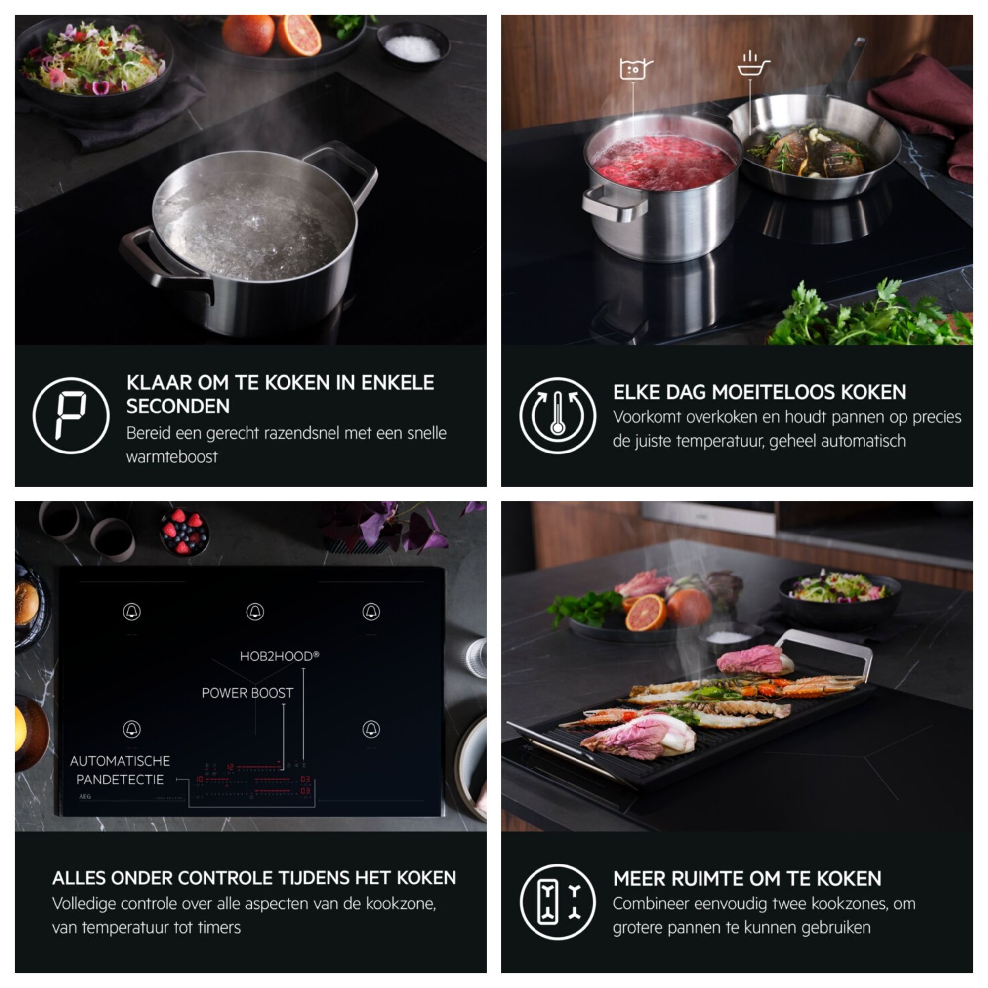 AEG NIK85M30IB inbouw kookplaat afbeelding 5