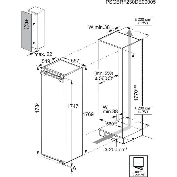 AEG koelkast inbouw NSK7D181DC afbeelding 4