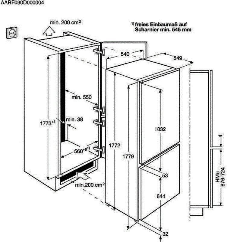 AEG koelkast inbouw SCE618F3LS afbeelding 4