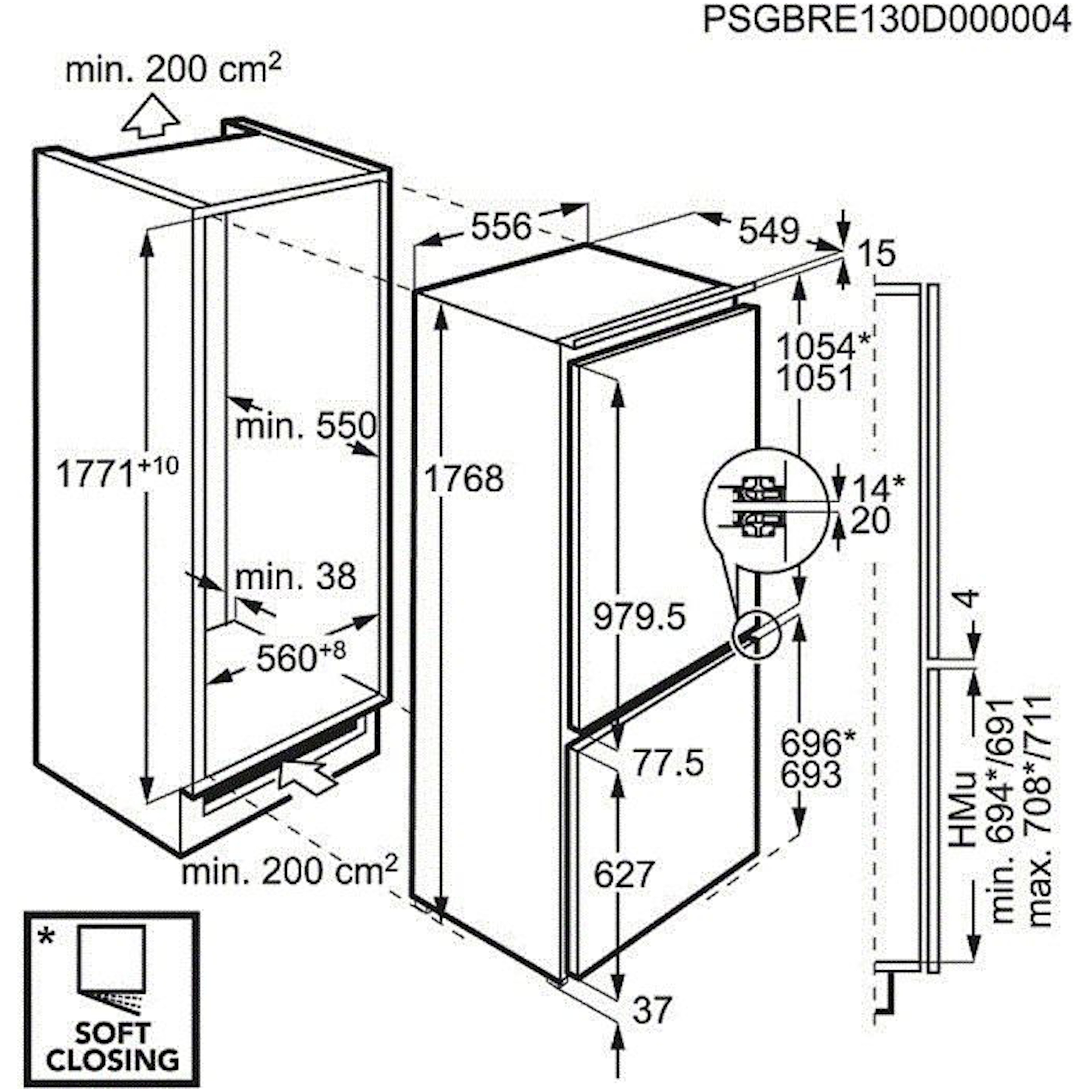 AEG koelkast inbouw SCE818E3LC afbeelding 4