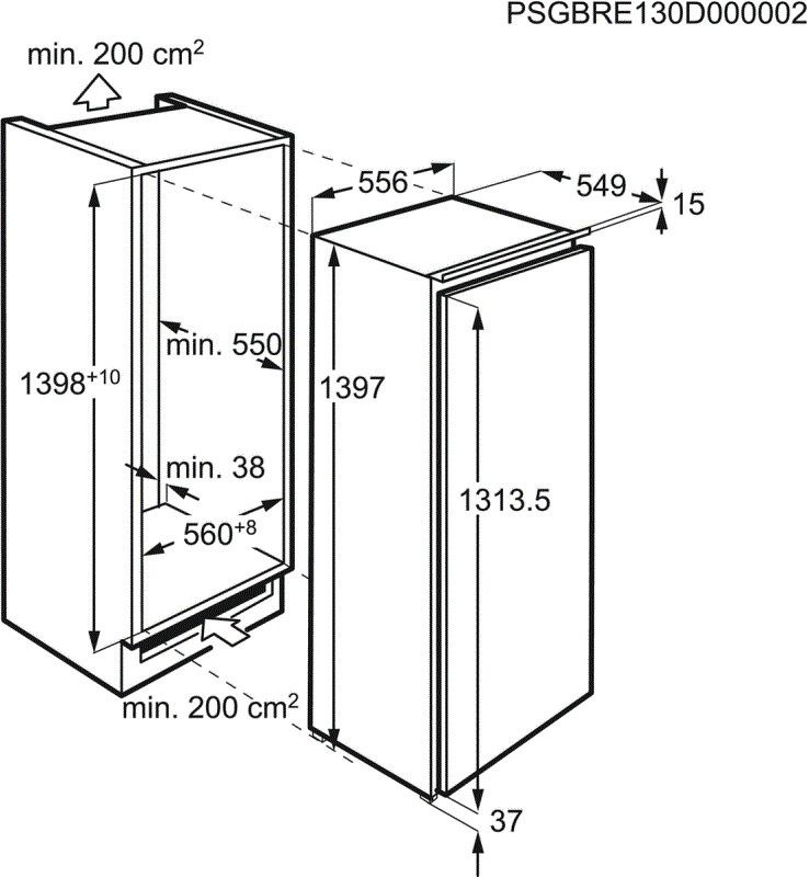 AEG koelkast inbouw SFE814D9ZC afbeelding 4