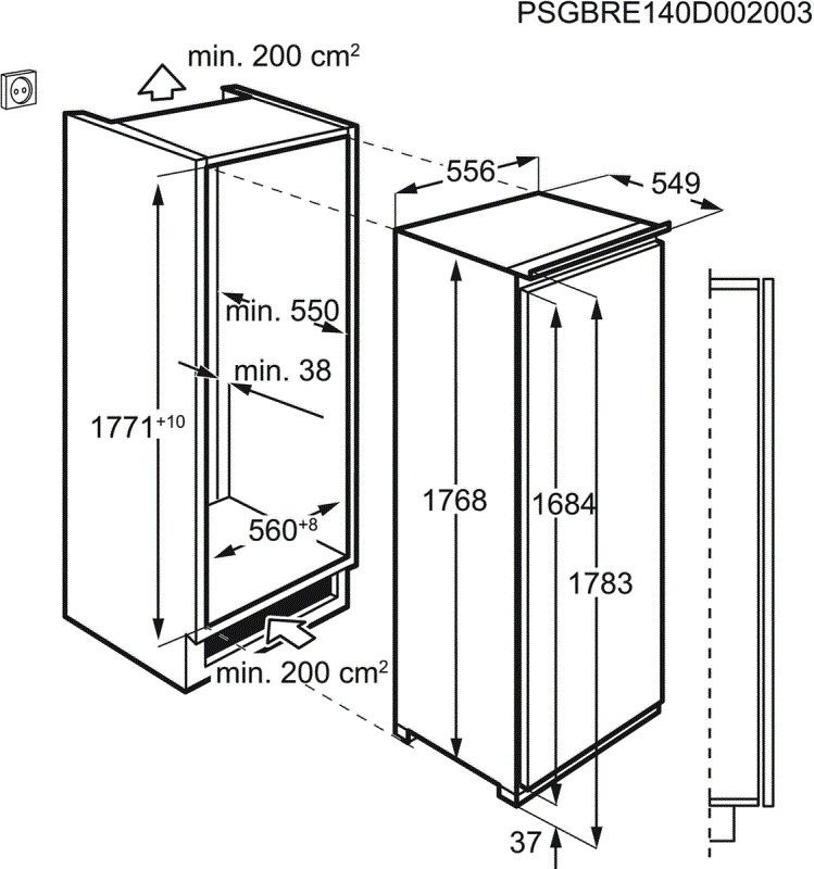 AEG koelkast inbouw SFE818E9ZC afbeelding 4
