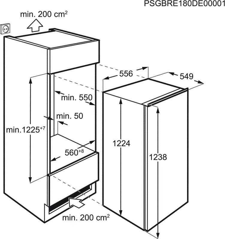 AEG koelkast inbouw SKE812D1AC afbeelding 4