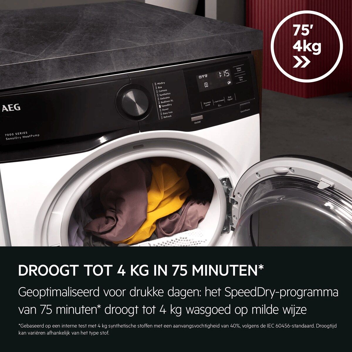 AEG TR739EO4B  wasdroger afbeelding 5