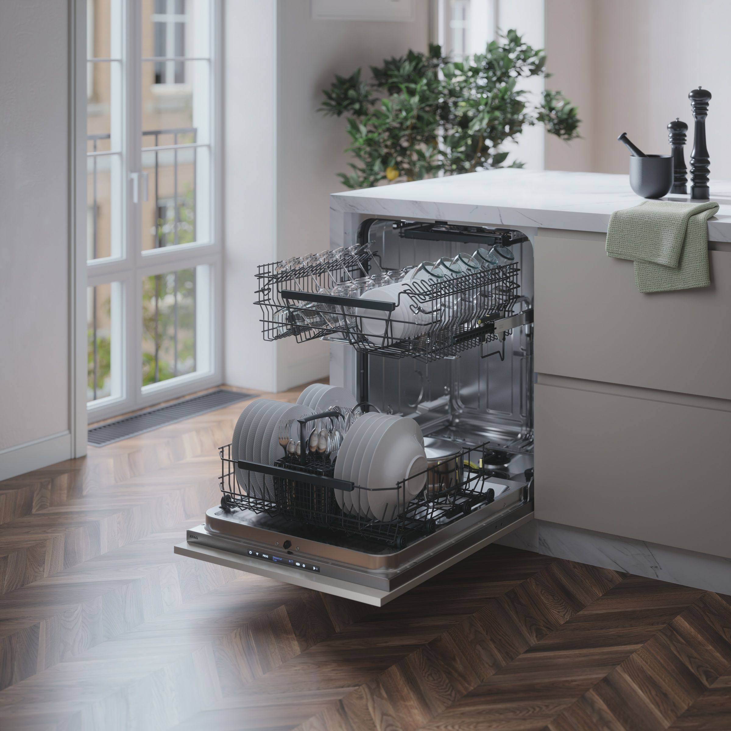 Atag DW8214MB inbouw vaatwasser afbeelding 5