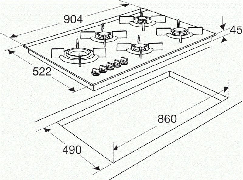 Atag kookplaat HG9571MBA afbeelding 3