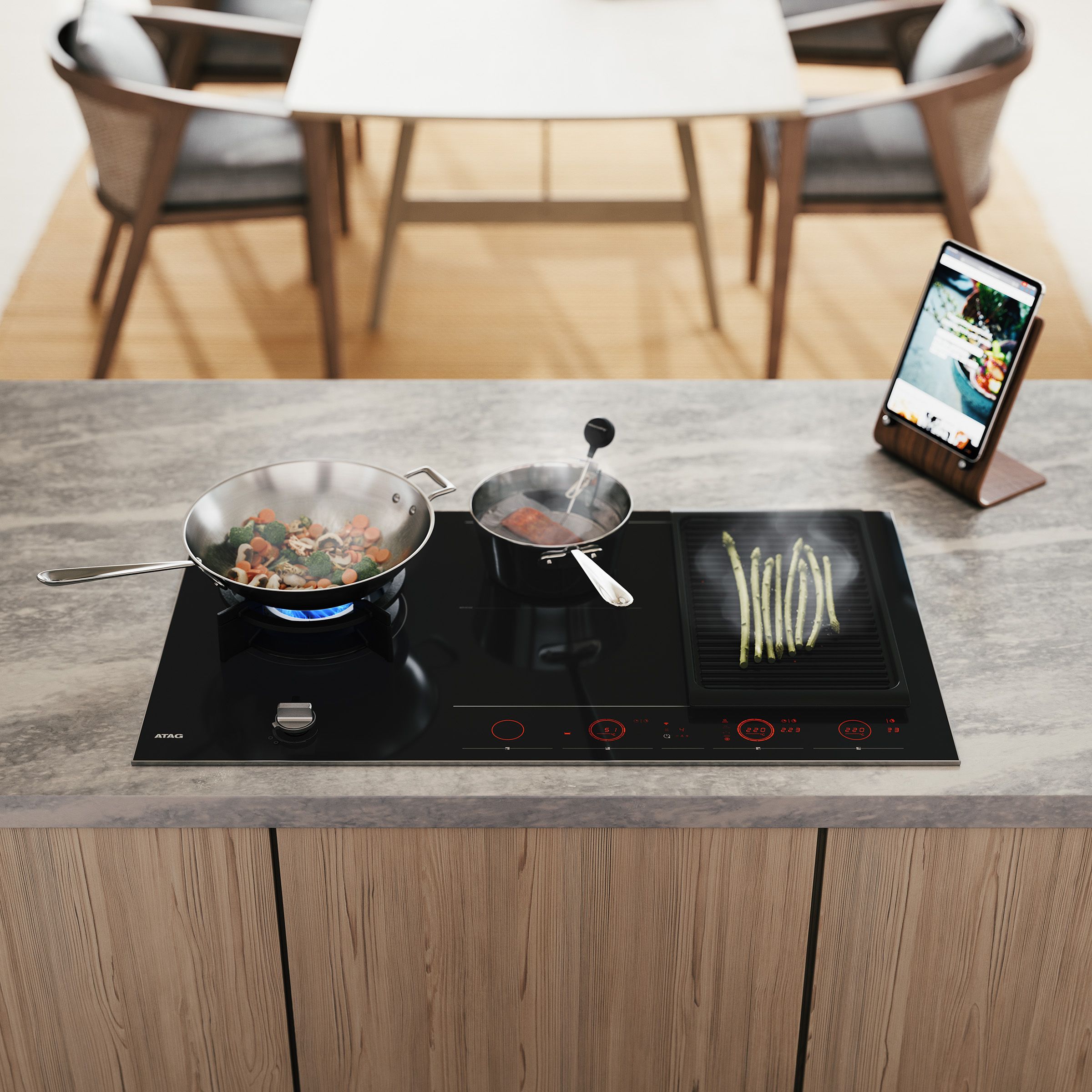 Atag kookplaat inbouw IG29571SVA afbeelding 4