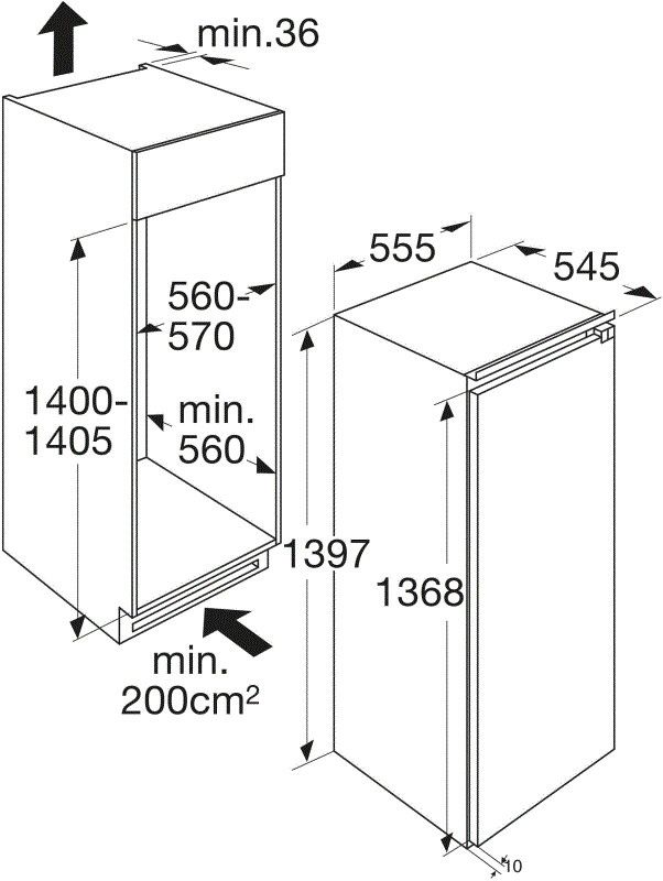 Atag vriezer inbouw KD85140CD afbeelding 4