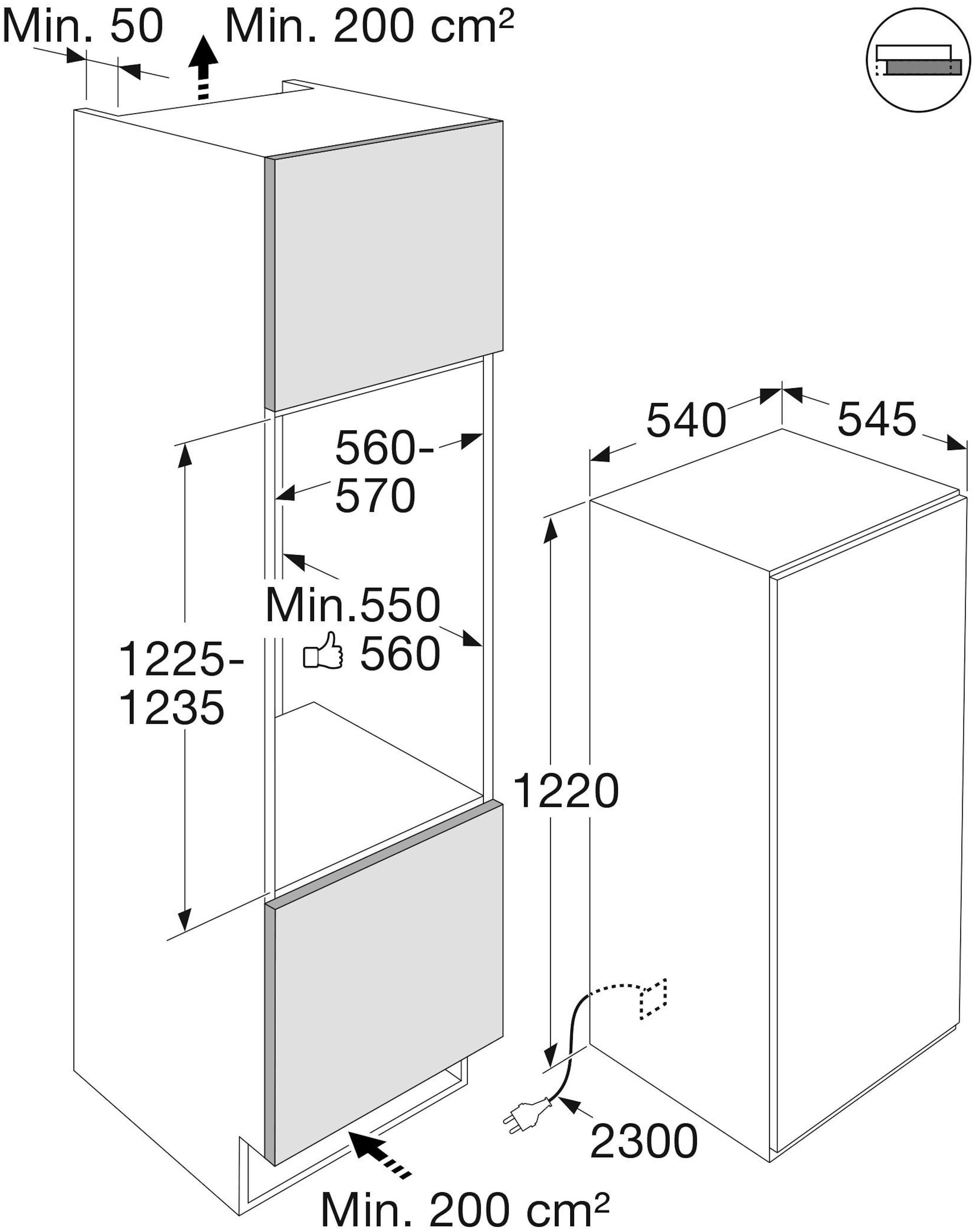 Atag KS37122A inbouw koelkast afbeelding 5