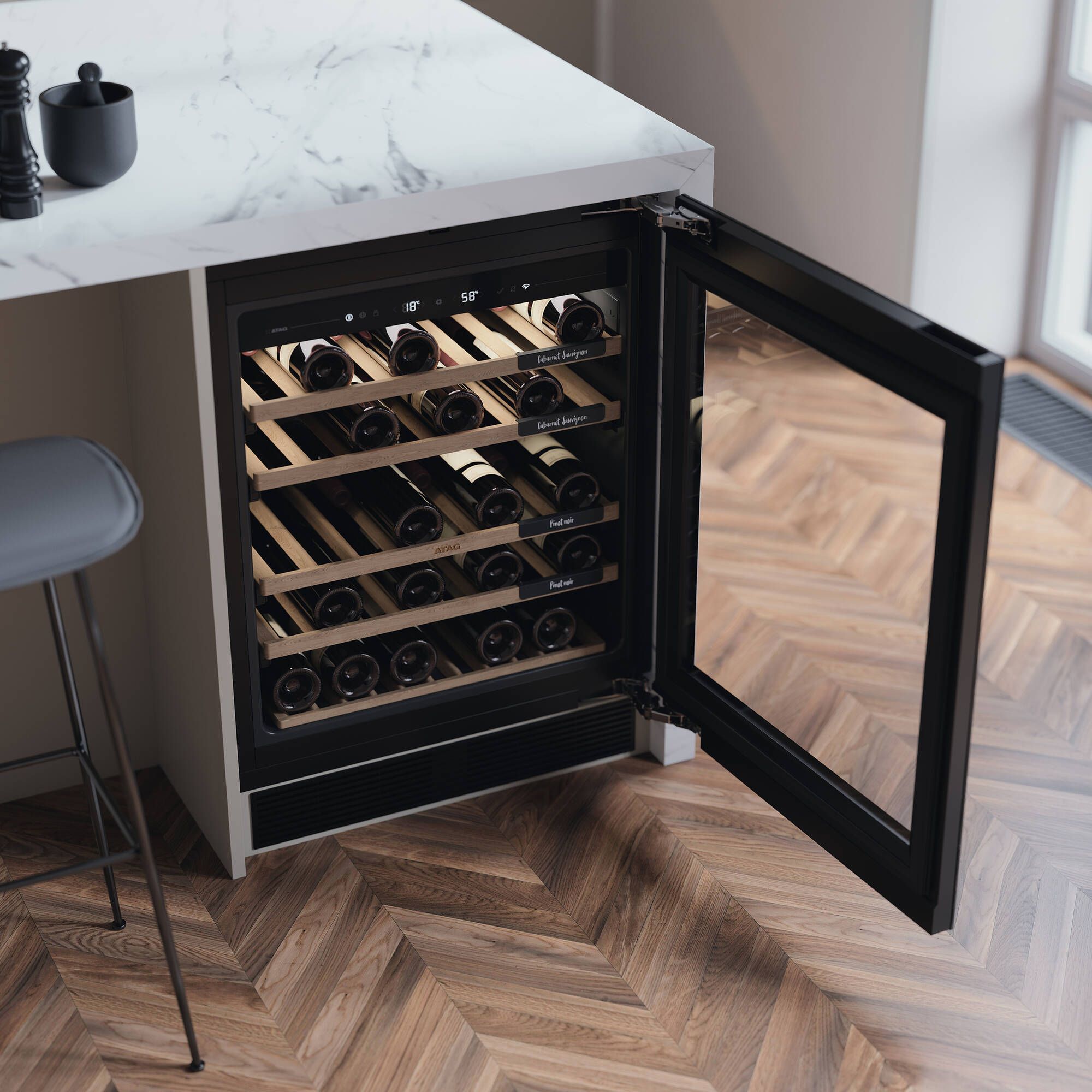 Atag wijnkast inbouw KU8571K1C afbeelding 4