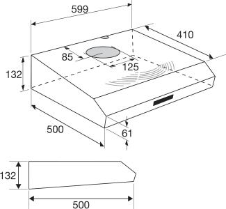 Atag WO60211BM  afzuigkap afbeelding 5
