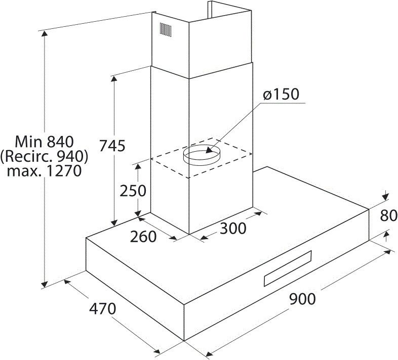 Atag afzuigkap WS90211IM afbeelding 3