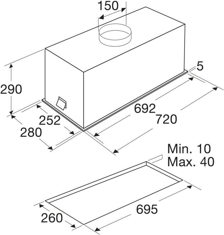Atag afzuigkap  WU7092BM afbeelding 4