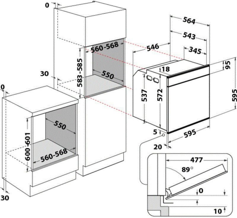 Bauknecht oven BIK7CH8TSPT afbeelding 3