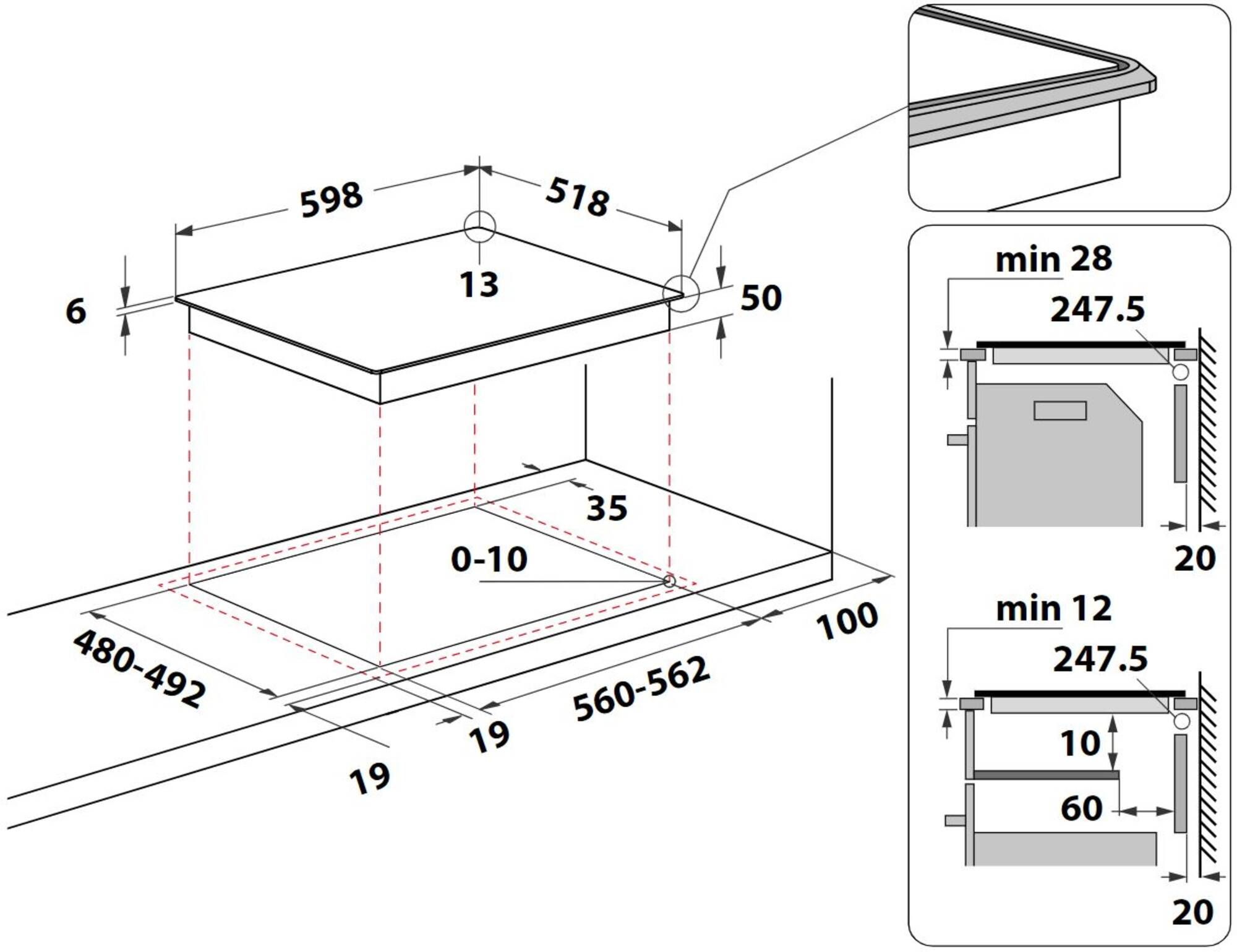 Bauknecht BS5860FCPAL inbouw kookplaat afbeelding 5