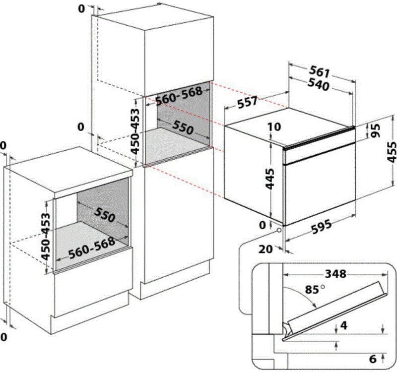 Bauknecht EMEK9P545BM inbouw magnetron afbeelding 5