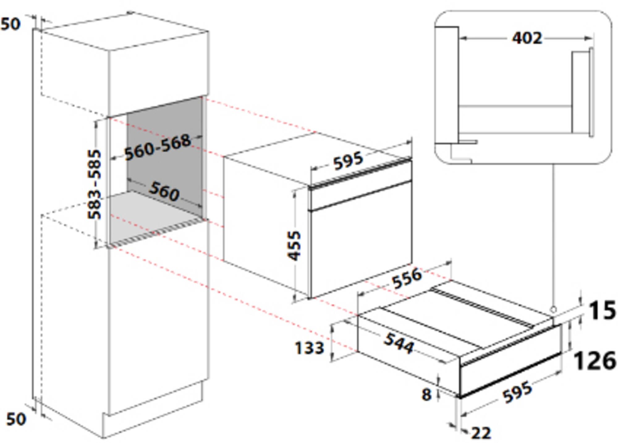 Bauknecht warmhoudlade GUD0ASGF afbeelding 3