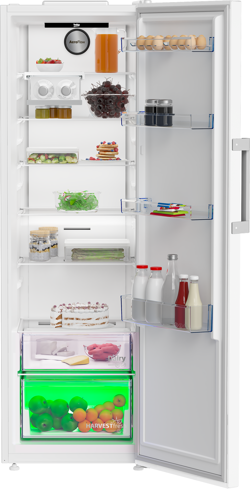 Beko B3RMLNE444HW vrijstaand koelkast afbeelding 5