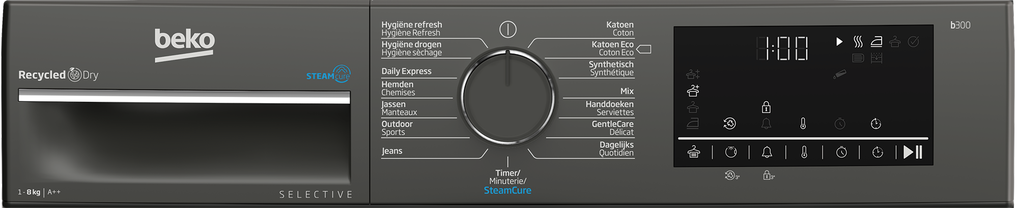 Beko B3T6823M2  wasdroger afbeelding 5