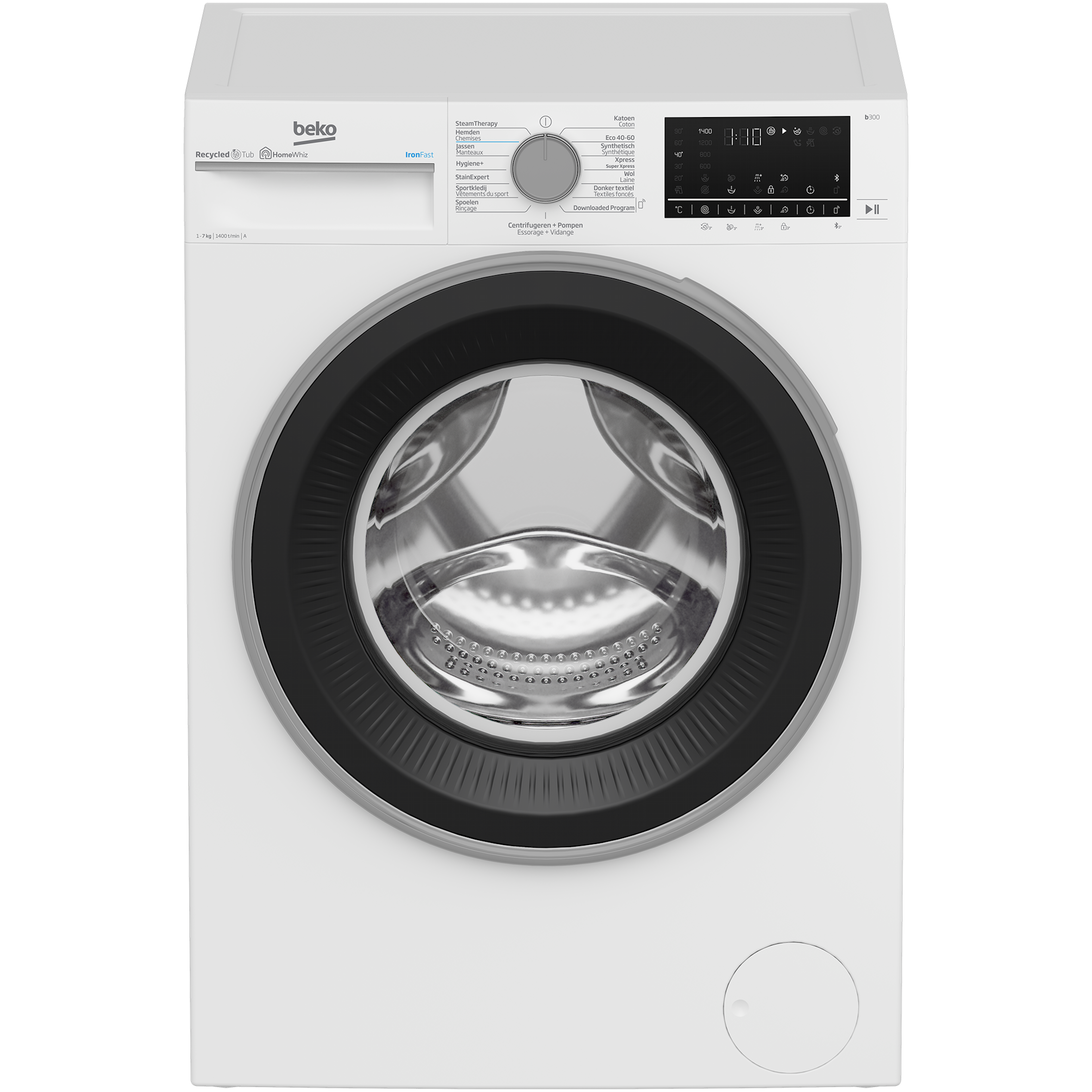 Beko B3WFU57410W wasmachine afbeelding 1