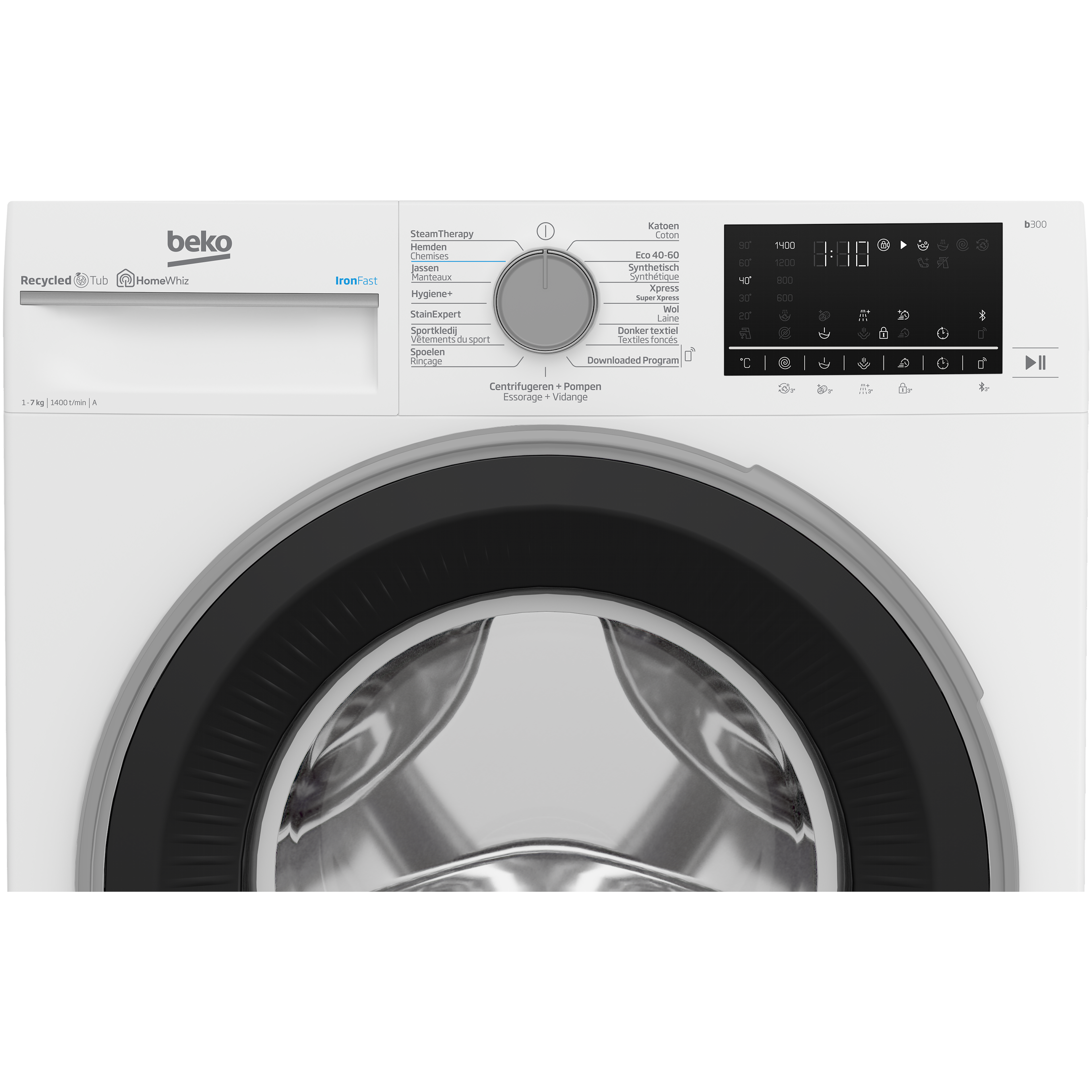 Beko wasmachine  B3WFU57410W afbeelding 4