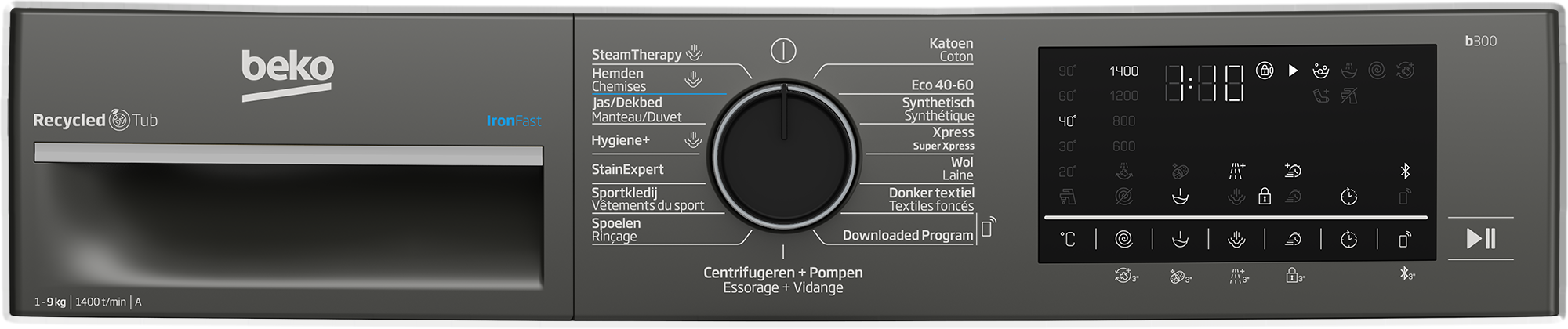 Beko B3WT5941M  wasmachine afbeelding 5