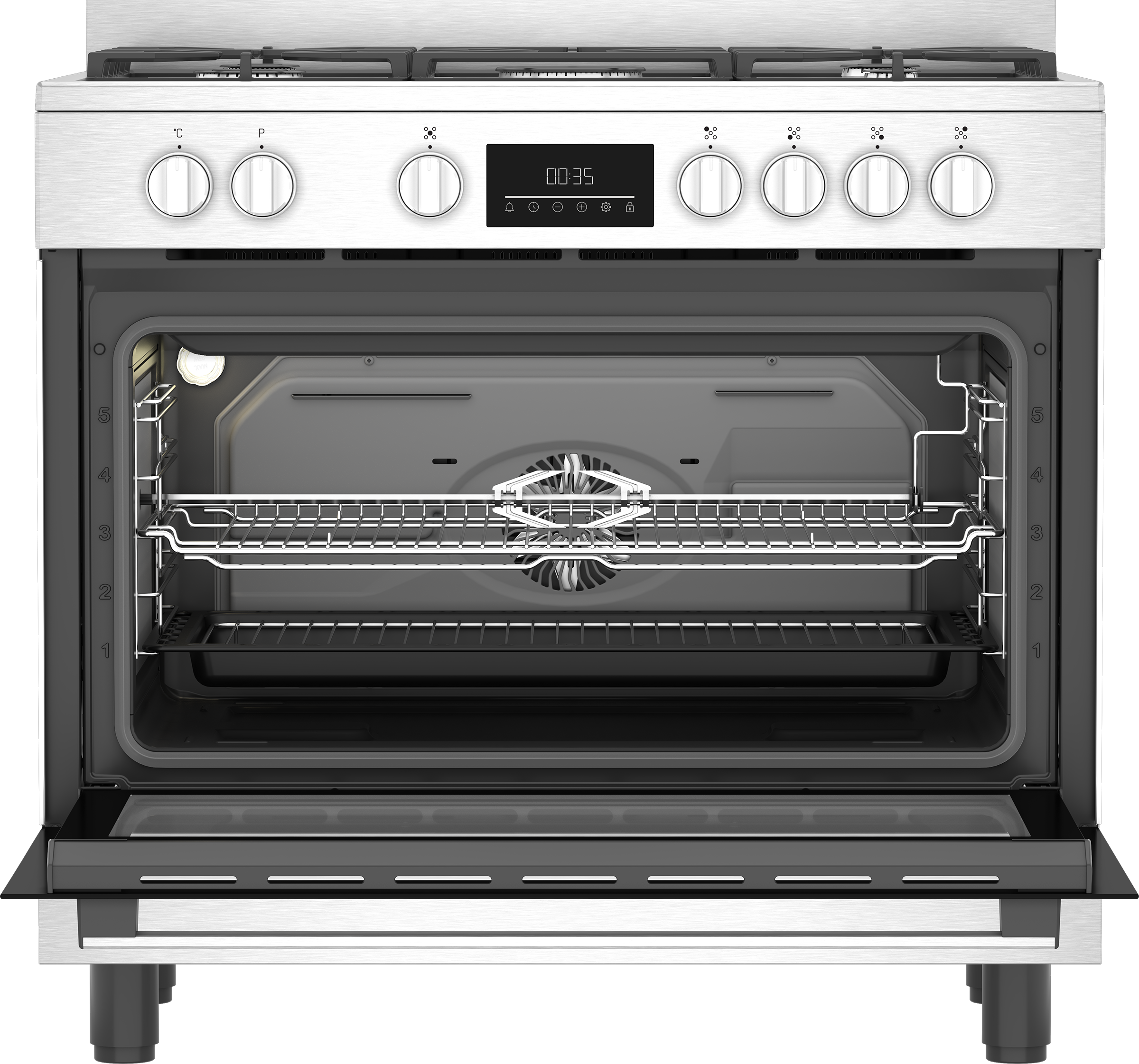 Beko BGM 11227 EXN  fornuis afbeelding 5