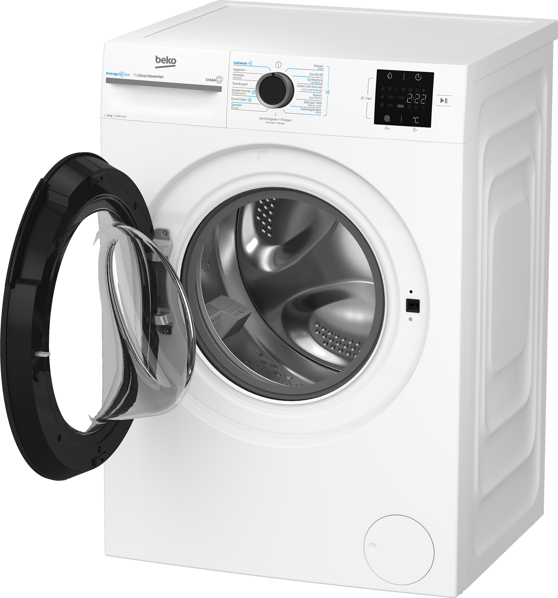 Beko wasmachine BM3WFT31041W afbeelding 3