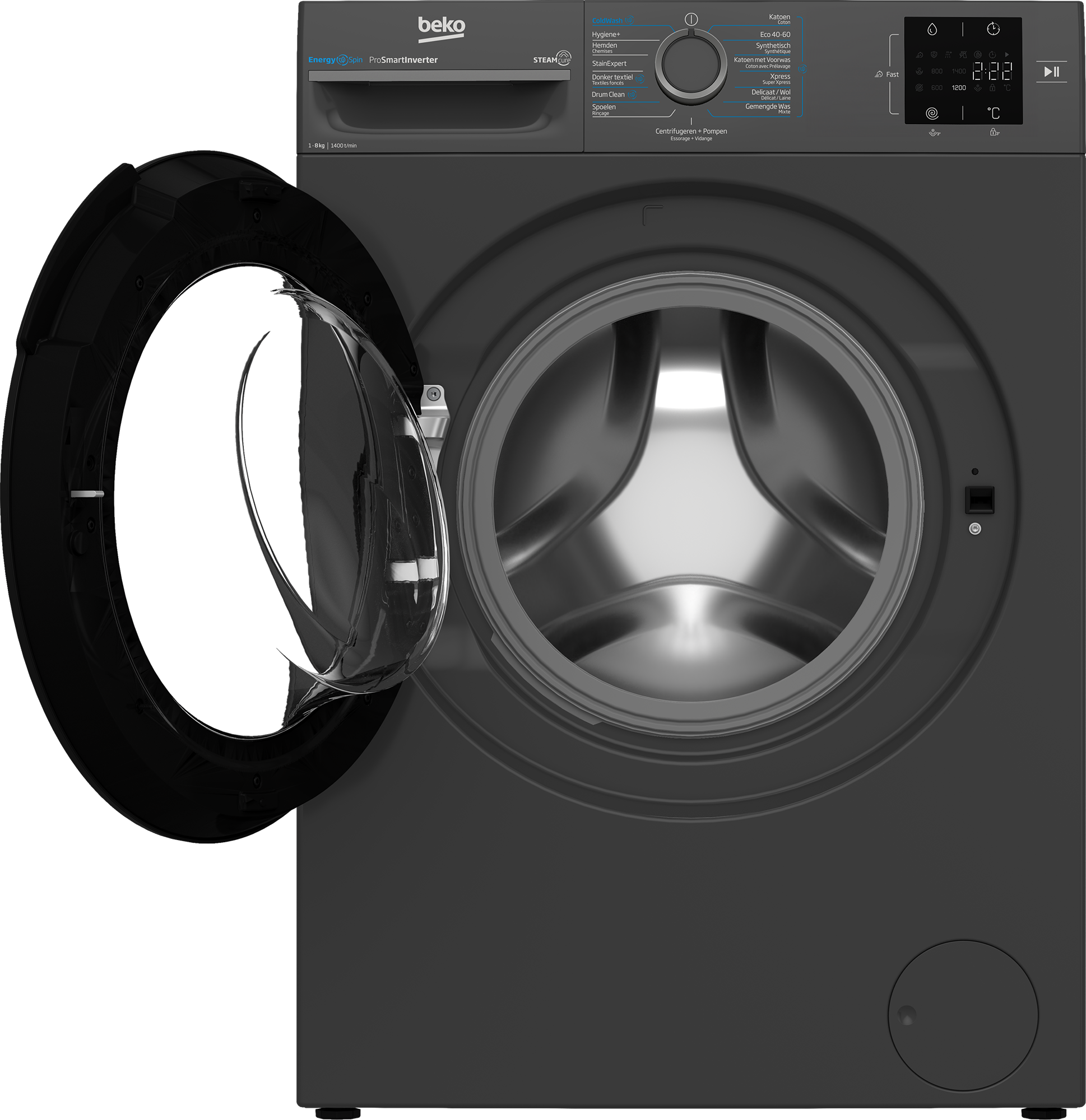 Beko BM3WFT3841A  wasmachine afbeelding 5