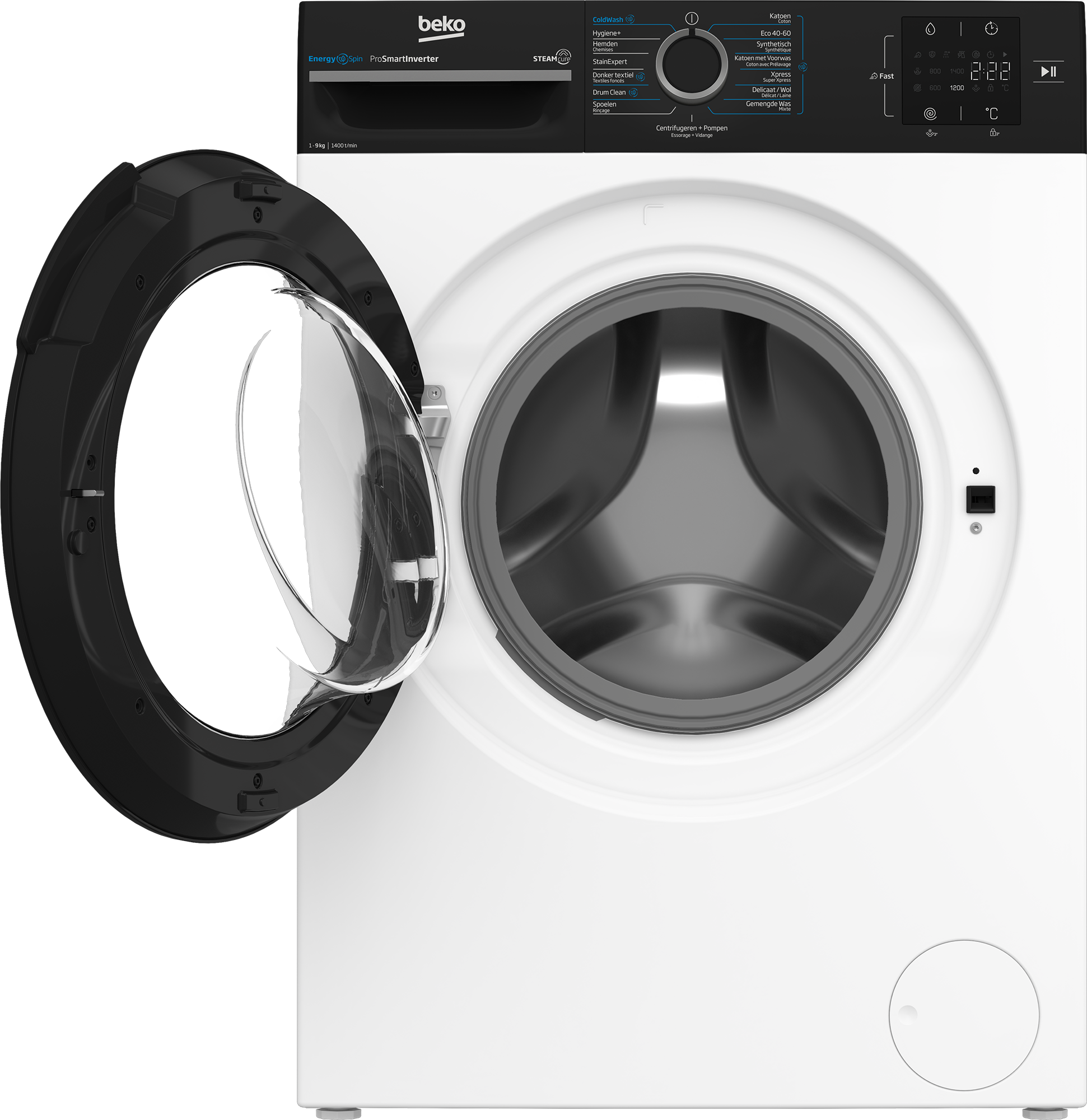 Beko wasmachine BM3WFT3941B afbeelding 3