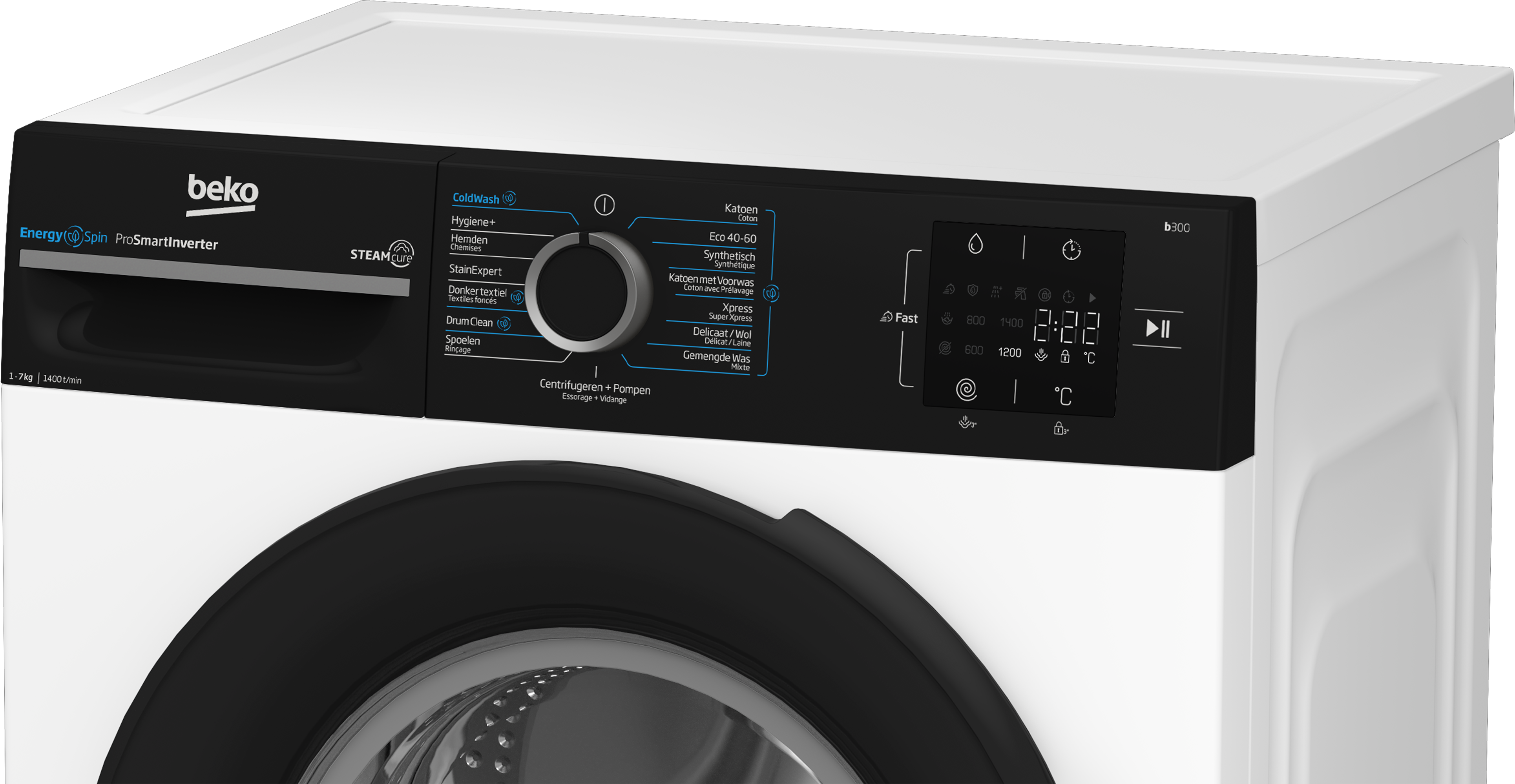 Beko wasmachine  BM3WFU3741B afbeelding 4