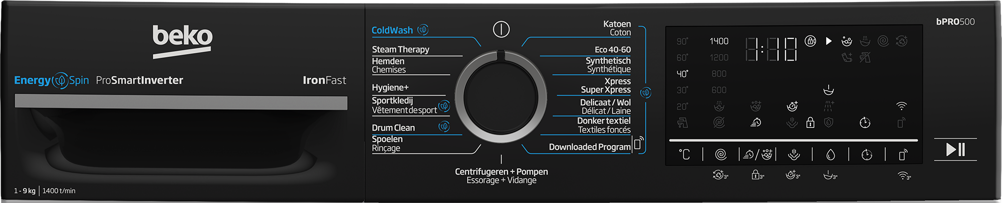 Beko wasmachine  BM5WFU6941B afbeelding 4