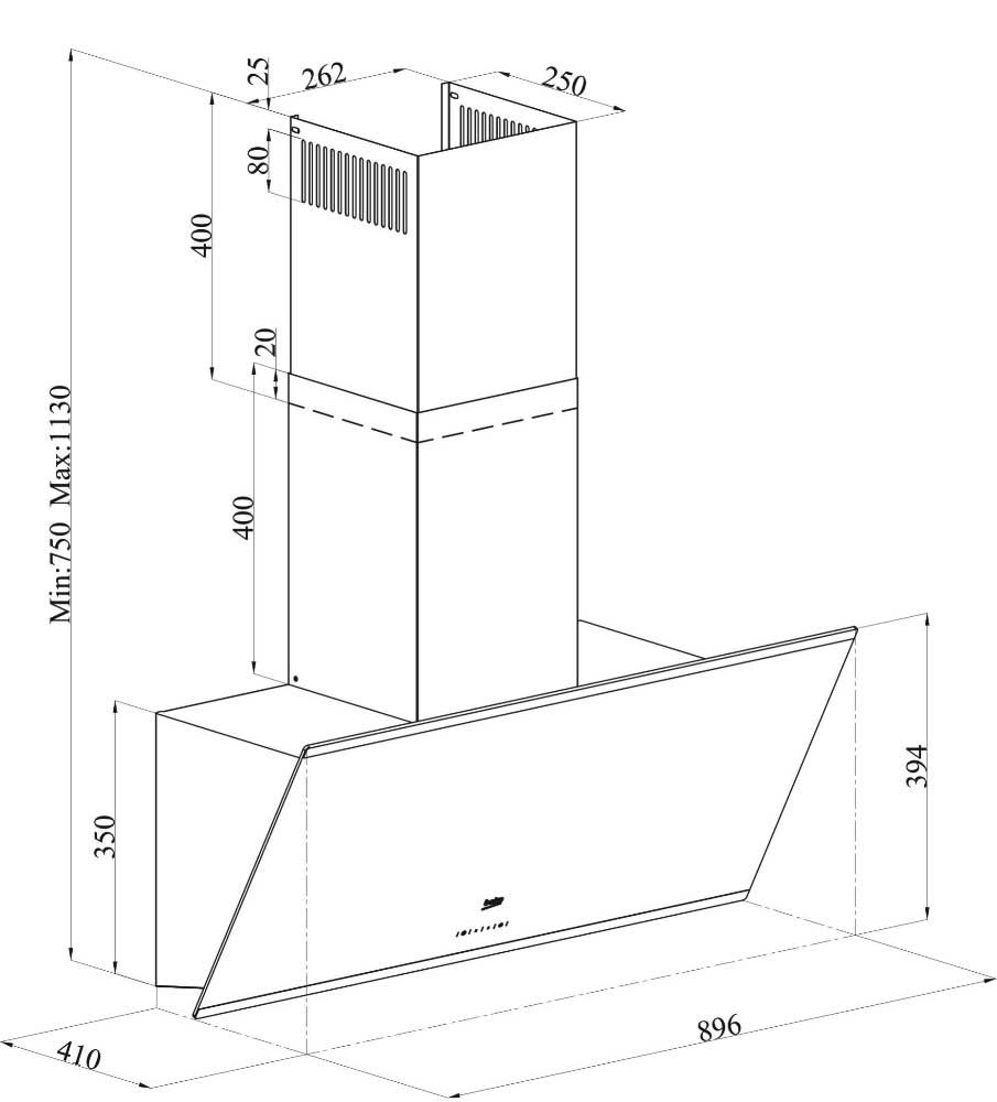 HCA93640BH Beko afbeelding 2