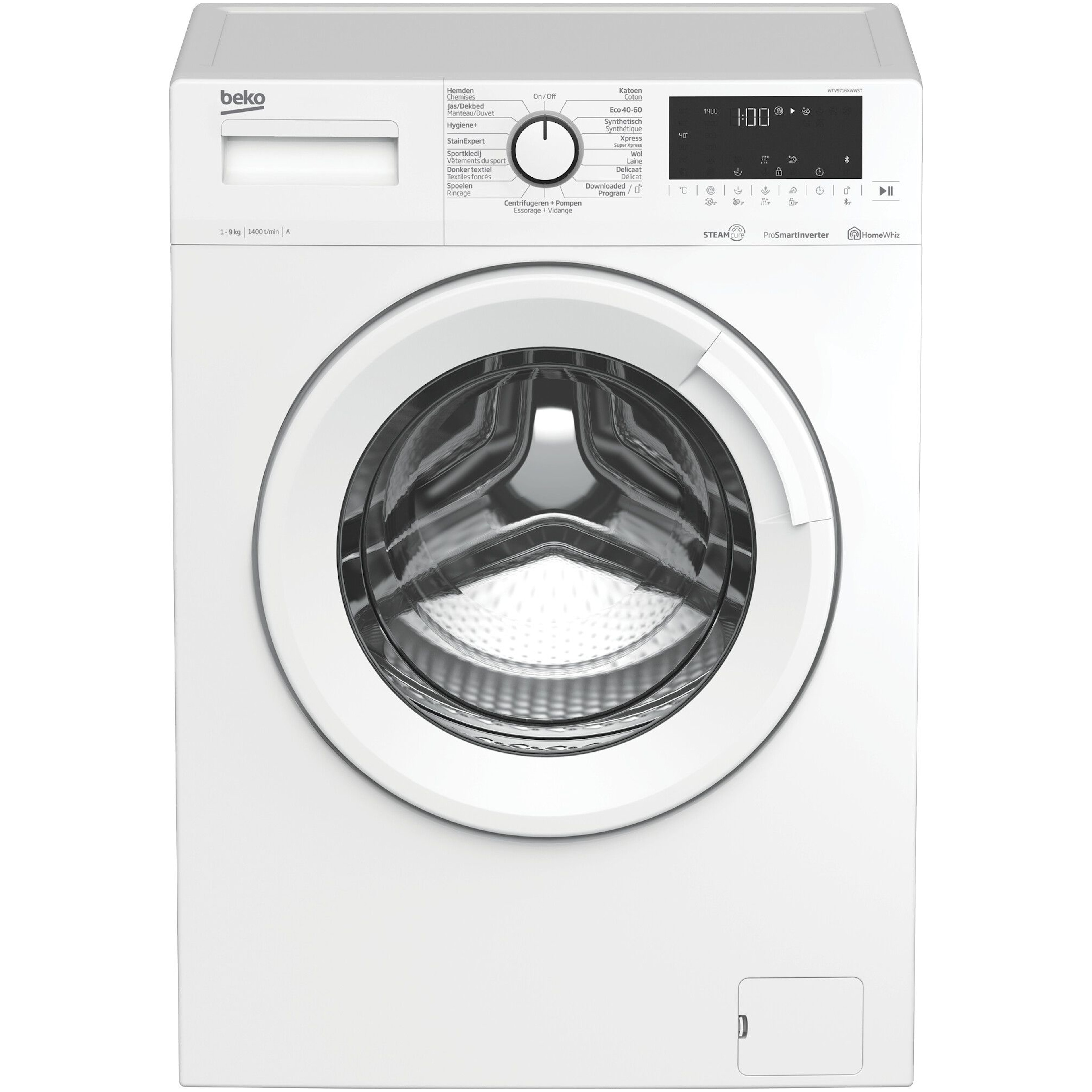 Beko WTV9716XWWST wasmachine afbeelding 1