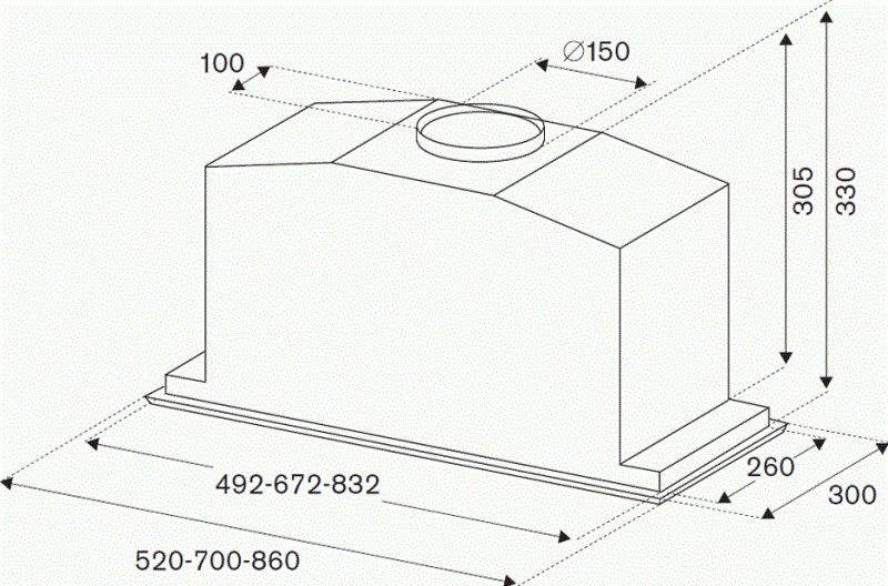 KIN86MOD1XB Bertazzoni afbeelding 2