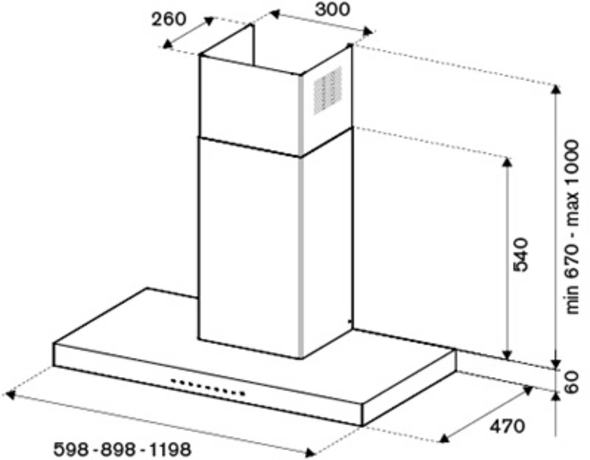 Bertazzoni afzuigkap  KT90P1XV afbeelding 4