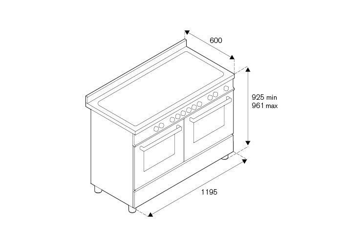Bertazzoni MAS126G2EXT  fornuis afbeelding 5