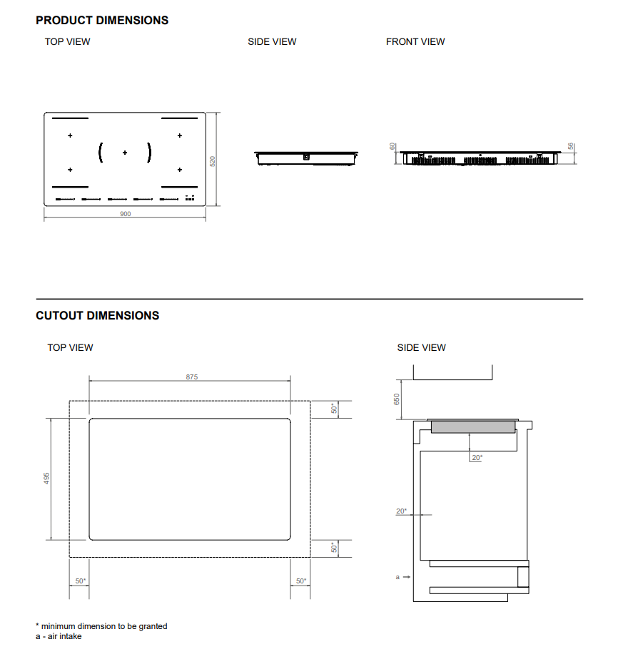 Bertazzoni kookplaat P905I1M37NT afbeelding 3